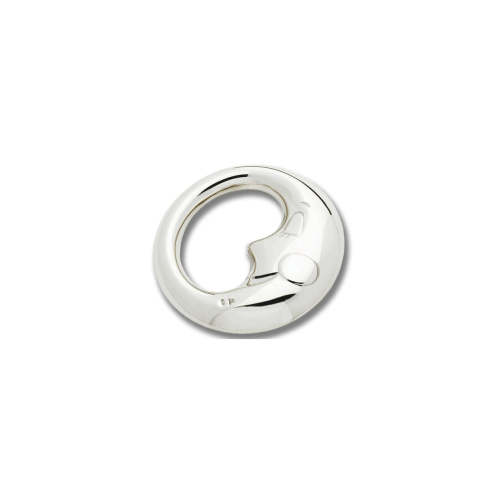 Sterling Silver Moon Rattle