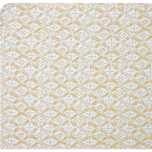 Crane Baby Soft Cotton Crib Mattress Sheet, Fitted Sheet for Cribs and Toddler Beds, Diamond, 28”w x 52”h x 9”d