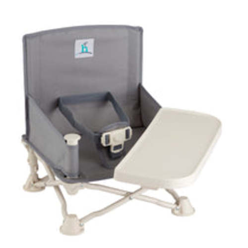 OmniBoost Travel Booster Seat | hiccapop - Slate Gray - hiccapop