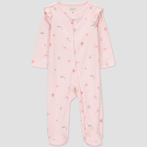 Carter's Just One You®️ Baby Girls' Sleep N' Play - Purple/yellow 3m
