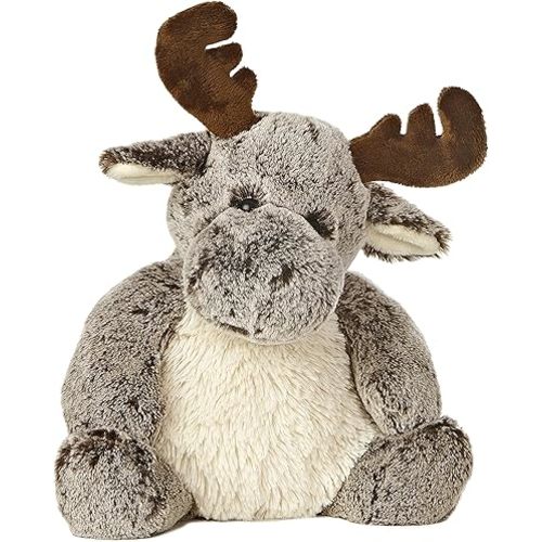 Aurora® Snuggly Sweet & Softer™ Milo Moose™ Stuffed Animal - Comforting Companion - Imaginative Play - Brown 12 Inches