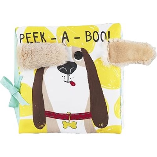 Mud Pie Children's Peek-A-Boo Plush Book