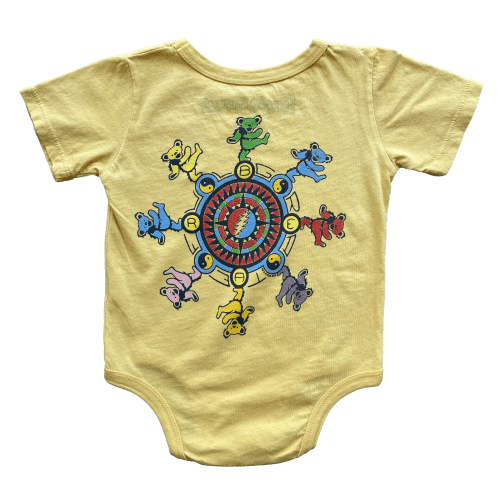 Grateful Dead Circle Dancing Bears Onesie - Sunset