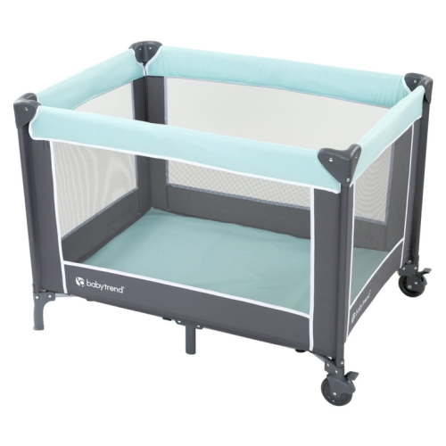 Free Shipping! Baby Trend Portable Nursery Center Playard with Travel Bag - Twinkle Blue, Unisex