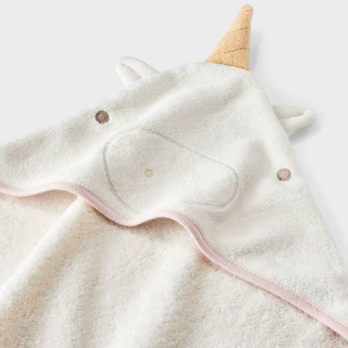 Baby Hooded Towel - Cloud Island™ Cream