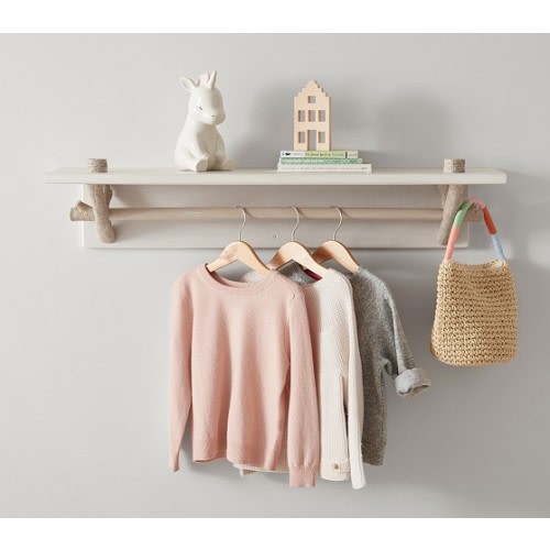 Birch Shelf with Hang Bar (36") | Pottery Barn Kids