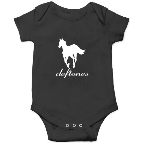 Vintage Deftones White Pony Onesies Kids's Short Sleeve Onesie (12M) Lavender sold by Garypfielding | SKU 372398535 | Printerval