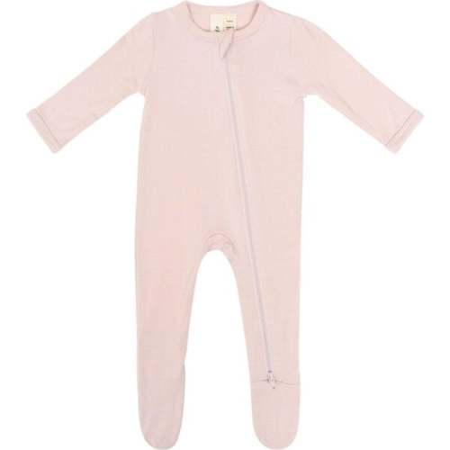Zippered Footie, Blush - Kyte Baby | Maisonette