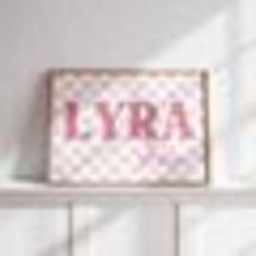 Girl Nursery Decor Checkered Name Sign Checkered Nursery Decor Baby Boy Sign For Nursery Boy Wall Art For Boy Bedroom Checkered Wall Art
