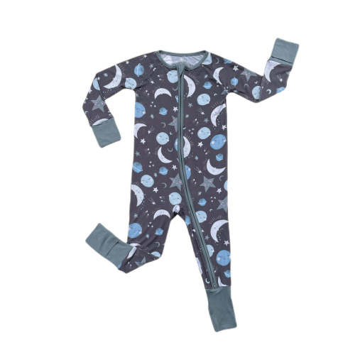 Blue To the Moon & Back Zippy - Little Sleepies