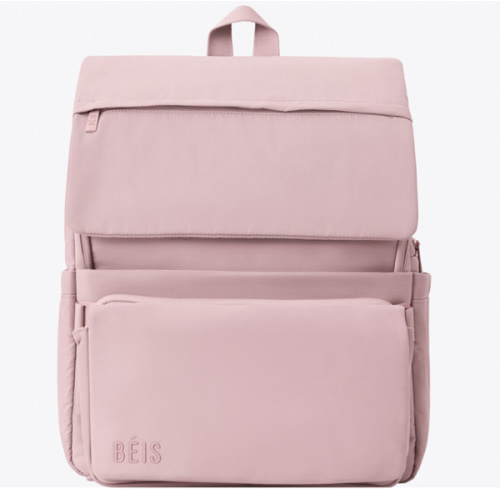 BÉIS 'The Ultimate Diaper Backpack' in Atlas Pink - Best Pink Backpack Diaper Bag