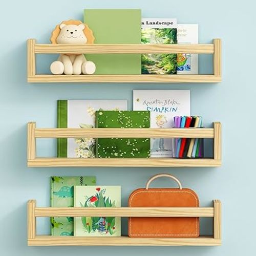 Floating Nursery Book Shelves
