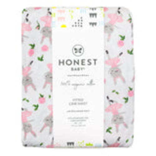 Organic Cotton Fitted Crib Sheet - Tutu Cute
