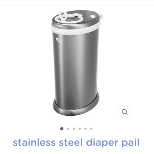 stainless steel diaper pail