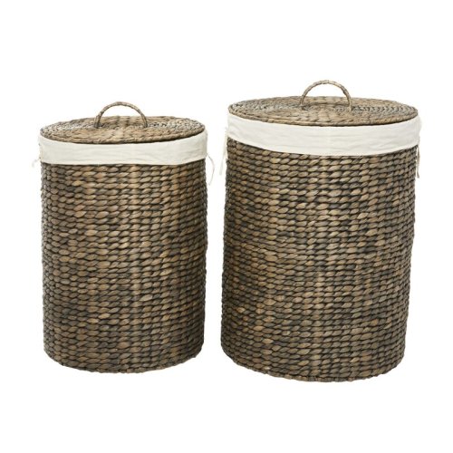 Birch Lane™ Seagrass Handmade Decorative and Functional Storage Basket with Liner and Matching Tops & Reviews | Wayfair