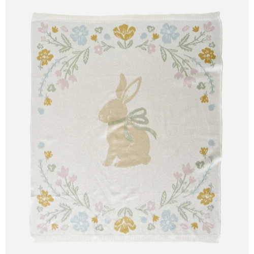 Organic Cotton Bunny Blanket