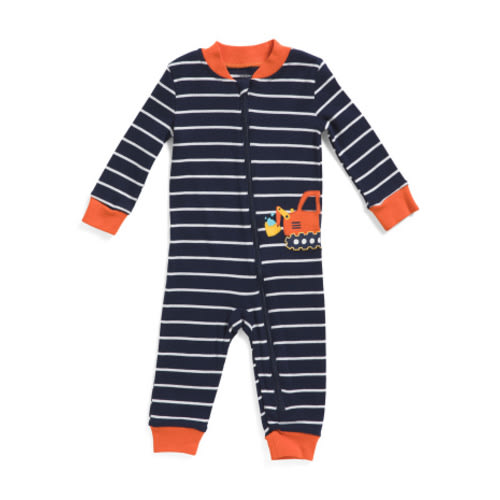Infant Boys Construction Zip Front Sleeper | Baby Boys (0-24m) | Marshalls