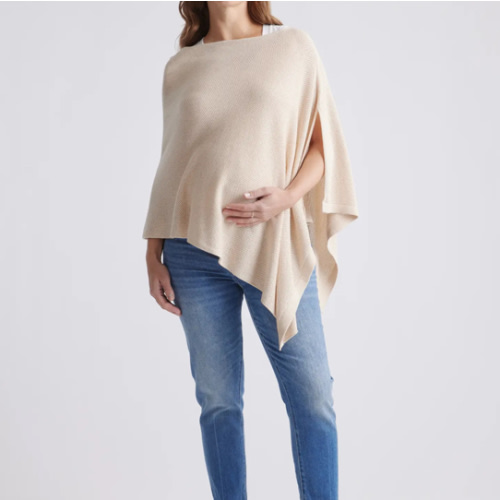 Lightweight Cotton Cashmere Nursing Shawl