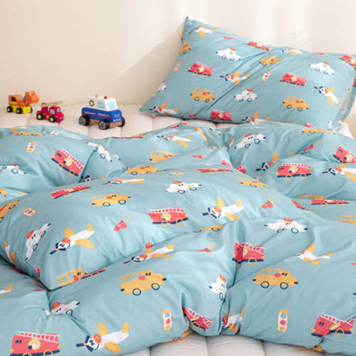 maatila kids Sunday Chou Chou Comforter Set (Comforter + Pillow Cover) - Beep Beep
