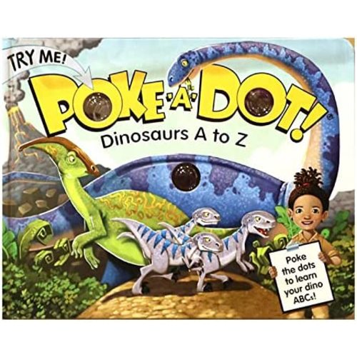 Melissa & Doug Children's Book - Poke-A-Dot: Dinosaurs A to Z (Board Book with Buttons to Pop)