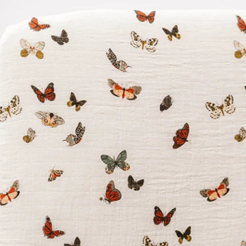 Clementine Kids Butterfly Migration Crib Sheet – Baby Grand
