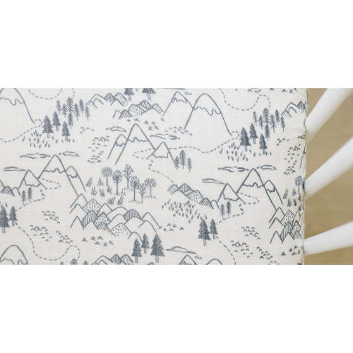 Summit Muslin Crib Sheet