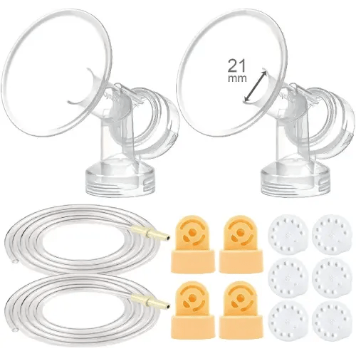 Maymom Breast Pump Kit Compatible with Medela Pump in Style Advanced Breastpumps NOT for Pump in Style with MaxFlow, 21 mm Breastshield