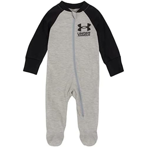 Under Armour Baby Boys' Coverall Footie, Zip-up Closure, Logo & Printed Designs