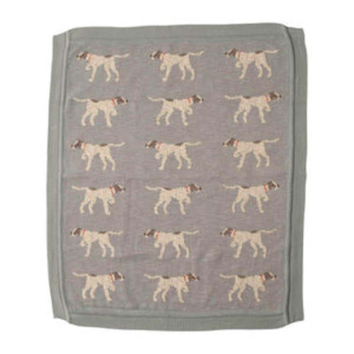 Helmsie x Creative Co-Op Knit Dog Blanket