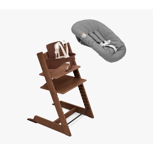Stokke® Tripp Trapp® High Chair² and Newborn Seat Attachment Bundle