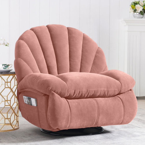 Latitude Run® Wide Modern Style Accent Swivel And Rocker Recliner Chair & Reviews | Wayfair