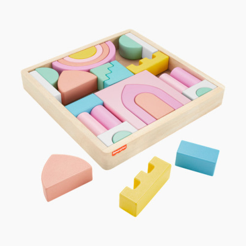 Fisher-Price Wooden Castle Block Set