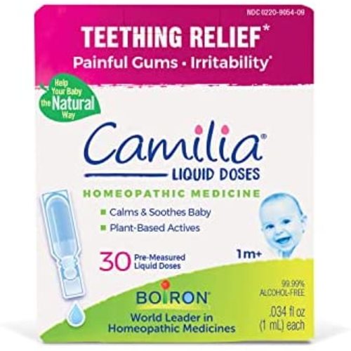Boiron Camilia Naturally Soothing Oral Pain Relief for Tooth Pain and Sore Gums - 30 Doses