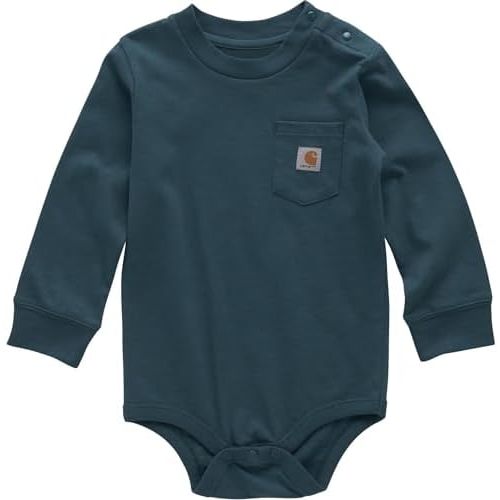 Carhartt Kid's CA5002 Long-Sleeve Pocket Bodysuit
