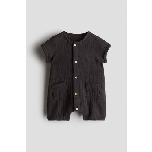 COTTON MUSLIN ROMPER SUIT