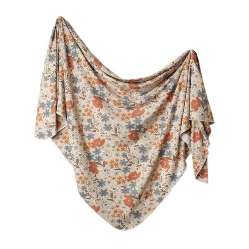 Copper Pearl Bloom Knit Swaddle Blanket - Eden