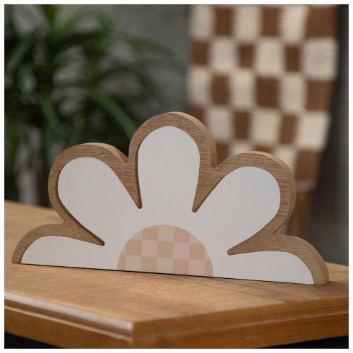 Retro Daisy Wood Decor
