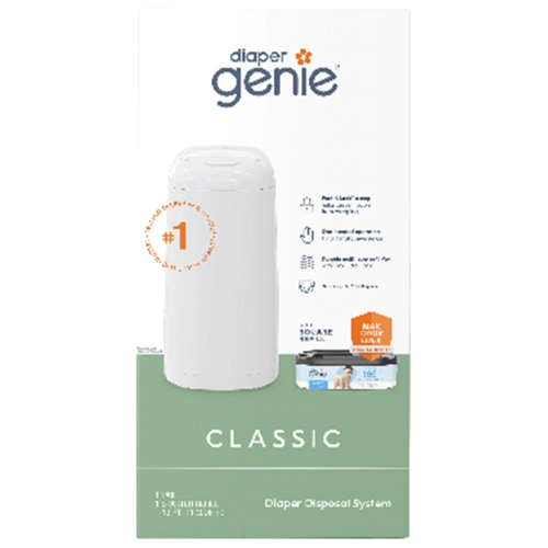 Diaper Genie Classic Pail White
