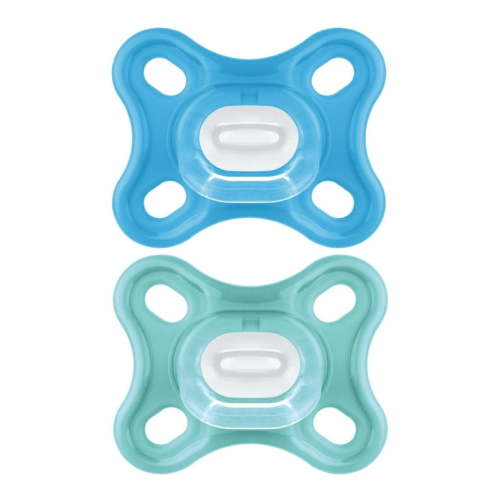 MAM Comfort Pacifier, 0-4 Months, Boy, 2 Pack