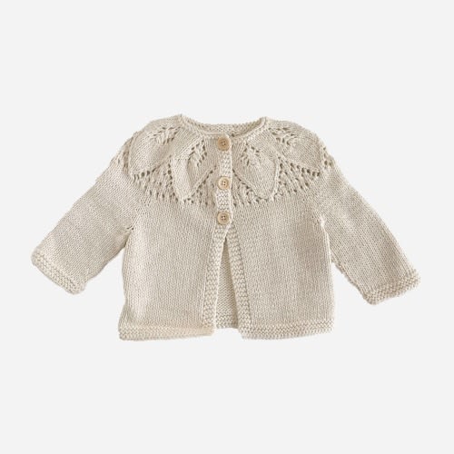 Cream Cotton Lace Cardigan by The Blueberry Hill – Avery and Everett