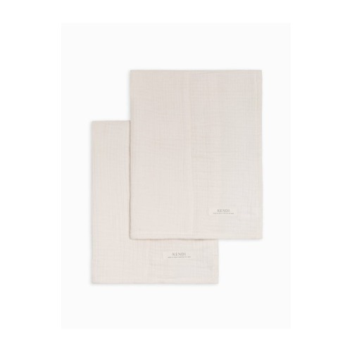 Organic 2-Pack Muslin Burp Cloths