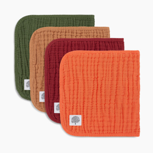 Muslin Cotton Burp Cloths (4 Pack) - Estes Set
