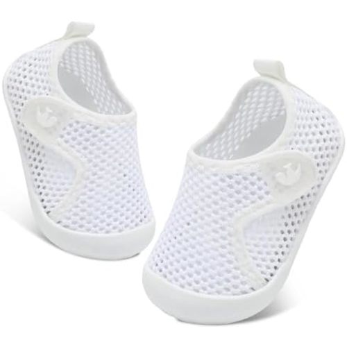 FEETCITY Wide Baby Water Shoes Boys Girls Barefoot Shoes Quick-Dry Kids Aqua Socks for Beach Swim Pool