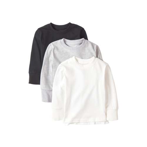 Long Sleeve Elevated Tee 3-Pack - Monochrome