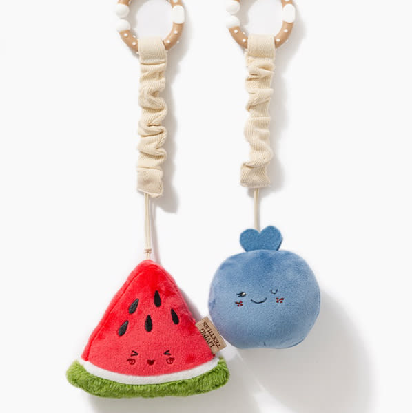 2 Pack Mini Market Brunch Stroller Toys - Watermelon & Blueberry