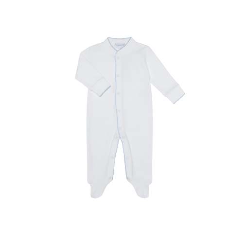 White Bubble Baby Footie