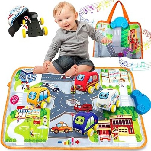 Musical mat Infant Toys Toys for 1 Year Old Boys one Year Old boy Birthday Gift Gifts for one Year Old Boys First Birthday Gifts for Boys Gifts for 1 Year Old Boys 1st Birthday Gifts boy