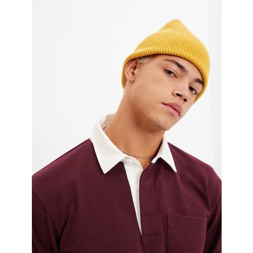 Rugby Polo in dark maroon