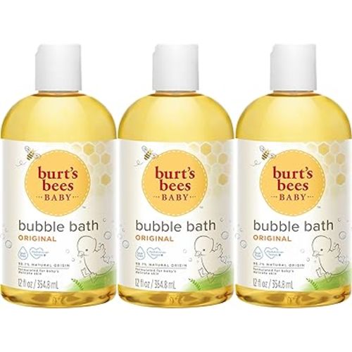 Burt's Bees Baby Bubble Bath, Original Scent, Tear Free Baby Wash for Delicate Skin, 98% Natural Origin, 12 Fl Oz (Pack of 3)