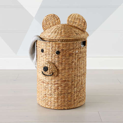 Bear Woven Kids Hamper with Handles
